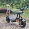 USA lager elektrisk Fat Tire Scooter 1500w 48v 20ah med Big Seat utan logotyp